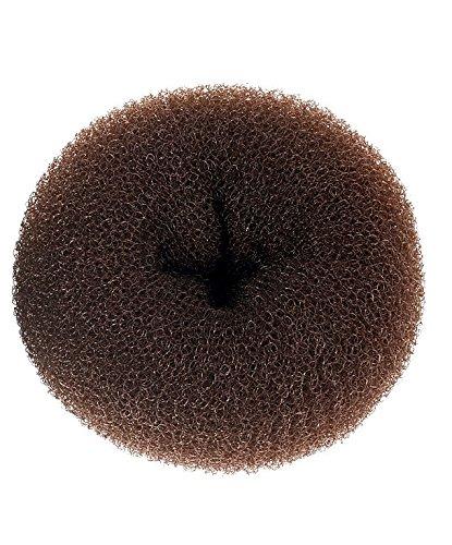 CLOTHOBEAUTY ClothoBeauty Extra Large Hair Bun Maker Ring, Women Chignon Doughnut Shaper (For Thick and Long Hair) 5.1-5.3 in, (X-Brown)