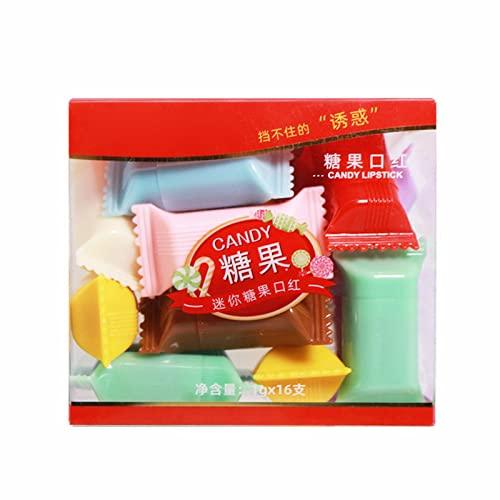 WGUST Organic Lipstick for Kids Cute Lipstick Mini Lipstick Candy Lipstick Set Candy Foggy Lipstick Womens Makeup