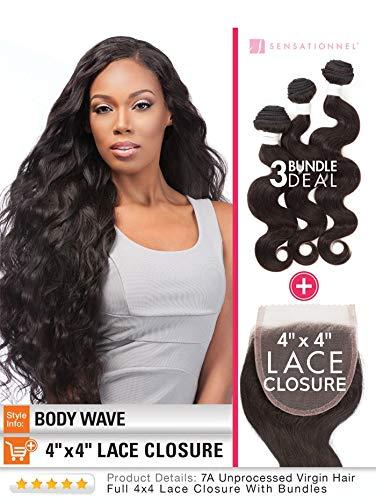 Sensationnel Sensationnel Bare & Natural Lace Closure & Bundle Weave – Body Wave (14"16"18, NATURAL)