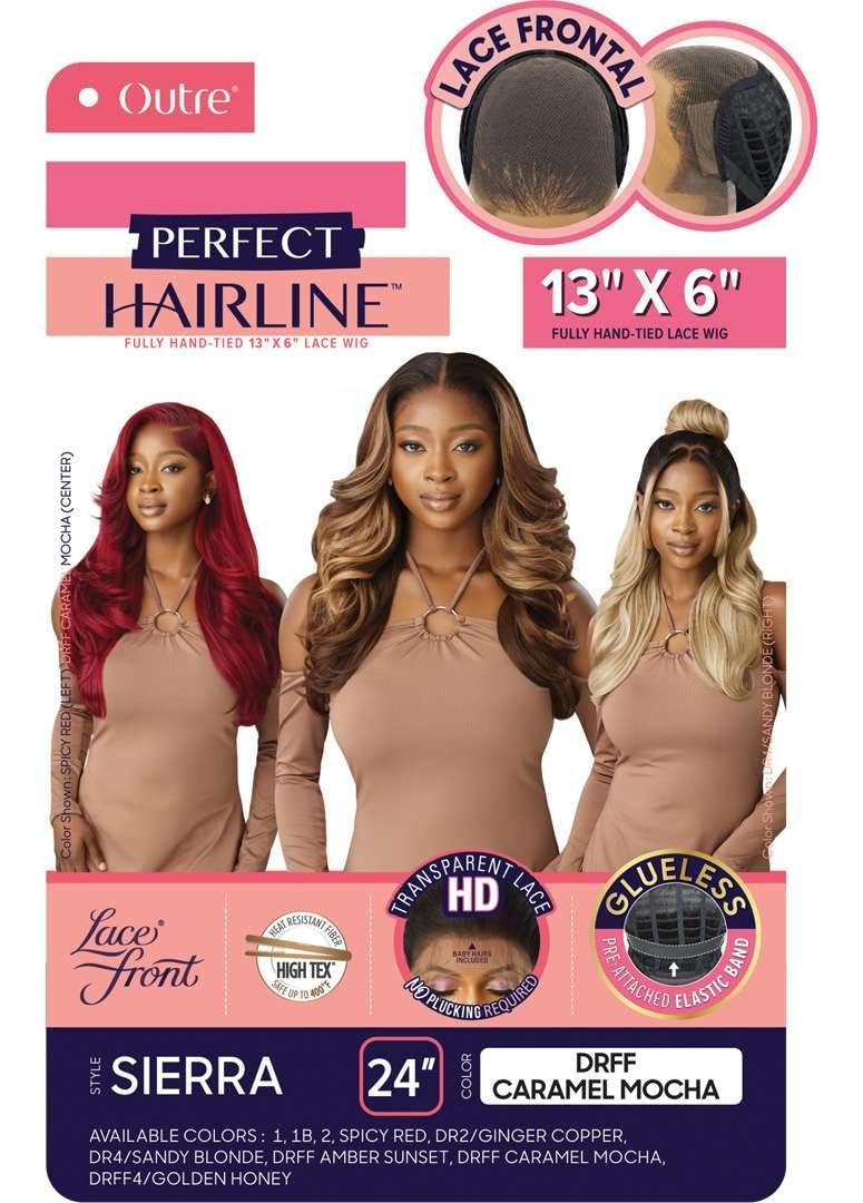 Outre Outre Lace Front Wig - Perfect Hair Line 13X6 - Sierra (DRFF AMBER SUNSET)