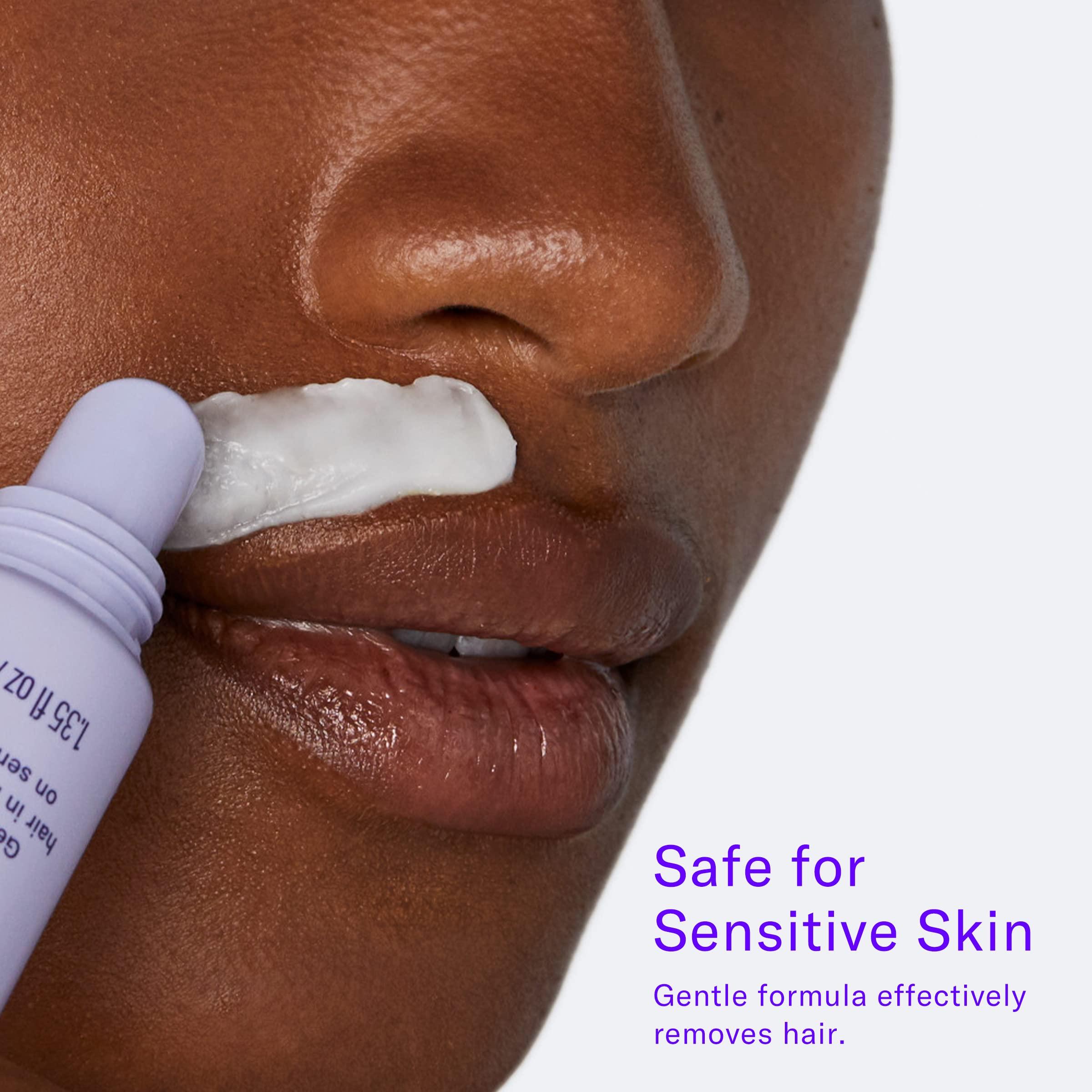 Flamingo Flamingo Facial Hair Removal Cream - 1.35 fl oz - Pack of 2 - Gentle Formula - Safe for Sensitive Skin