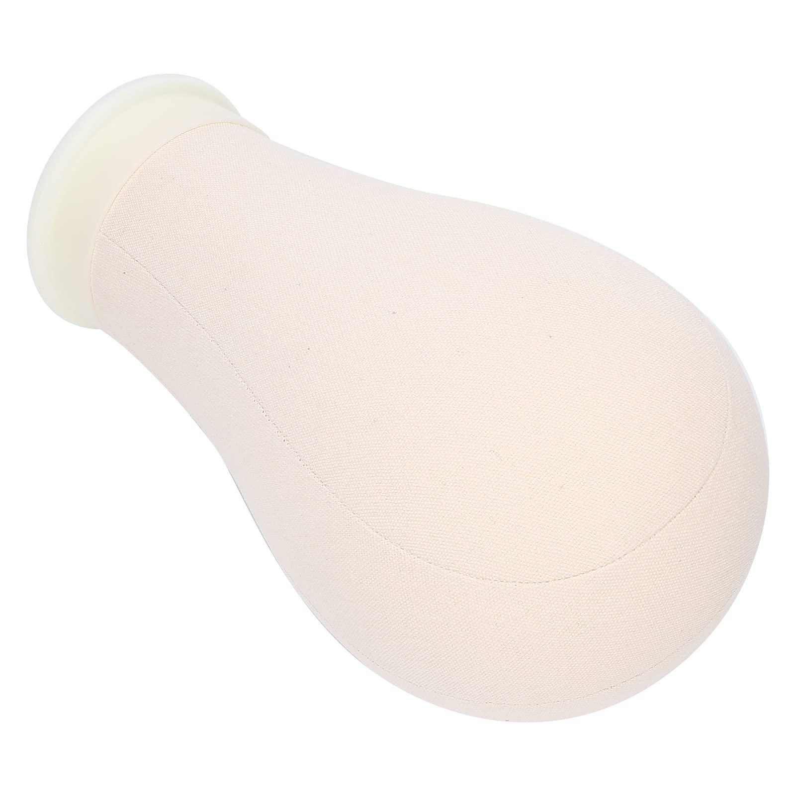 Generic Generic Cork Canvas Block Wig Head Making Wig Display Styling Practice Mannequin Wig Head Model (21 Inch)