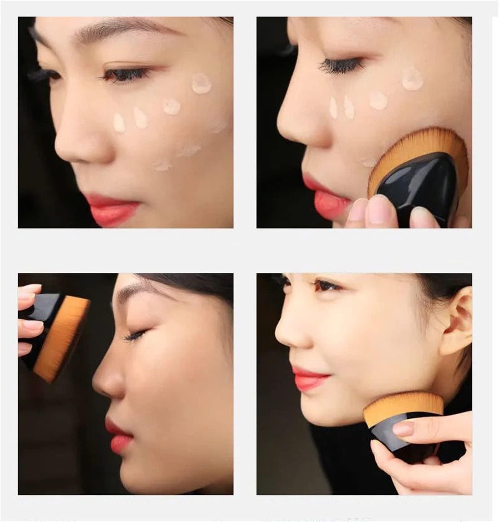 XJLXJH Kabuki Hexagonal Foundation Brush, Flawless Mom Makeup Brush, High-density Seamless Foundation Brush, Foundation Makeup Brush