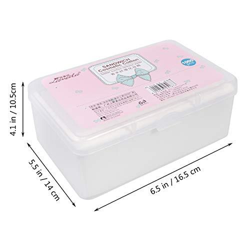 SOLUSTRE 2 Boxes of Non-Woven Cotton Pads Disposable Makeup Remover Cotton Practical Facial Puff