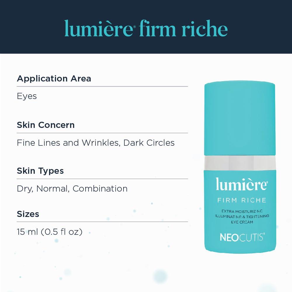 NEOCUTIS Neocutis Lumiere Firm Riche - Extra Moisturizing Illuminating & Tightening Eye Cream - 15 ML