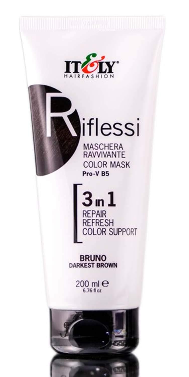 IT&LY Hair Fashion IT&LY ITLY RIFLESSI COLOR RENEWAL MASK MASQUE - 6.76oz DARKEST BROWN