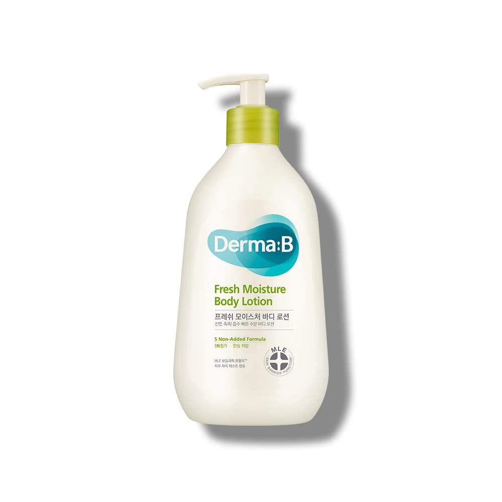 Derma B Derma B | Fresh Moisture Body Lotion | Lotion for Extremely Dry Skin | Intensive Skin Moisturizing | Fast-Absorbing & Long-Lasting Moisturizer | Natural Deodorant Cream | Body Care | 3.5 fl oz (400ml)