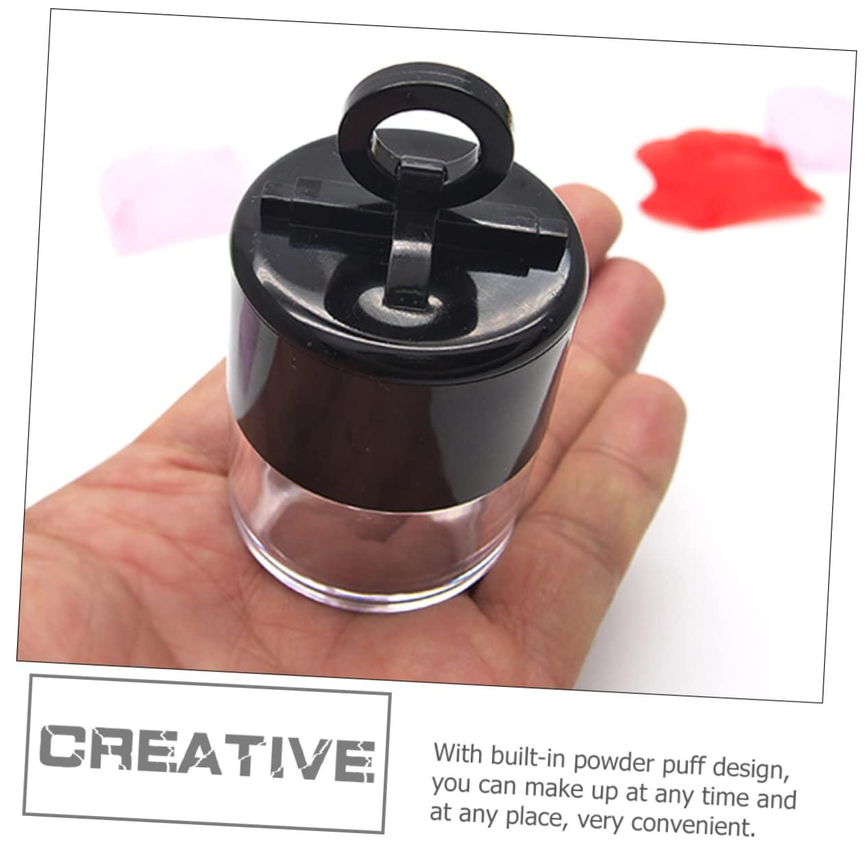 Beavorty 10 Pcs Powder Box Refillable Loose Powder Container Powder Puff and Container Cosmetics Powder Cases Makeup Powder Cases Cosmetics Powder Container Portable Loose Powder Case