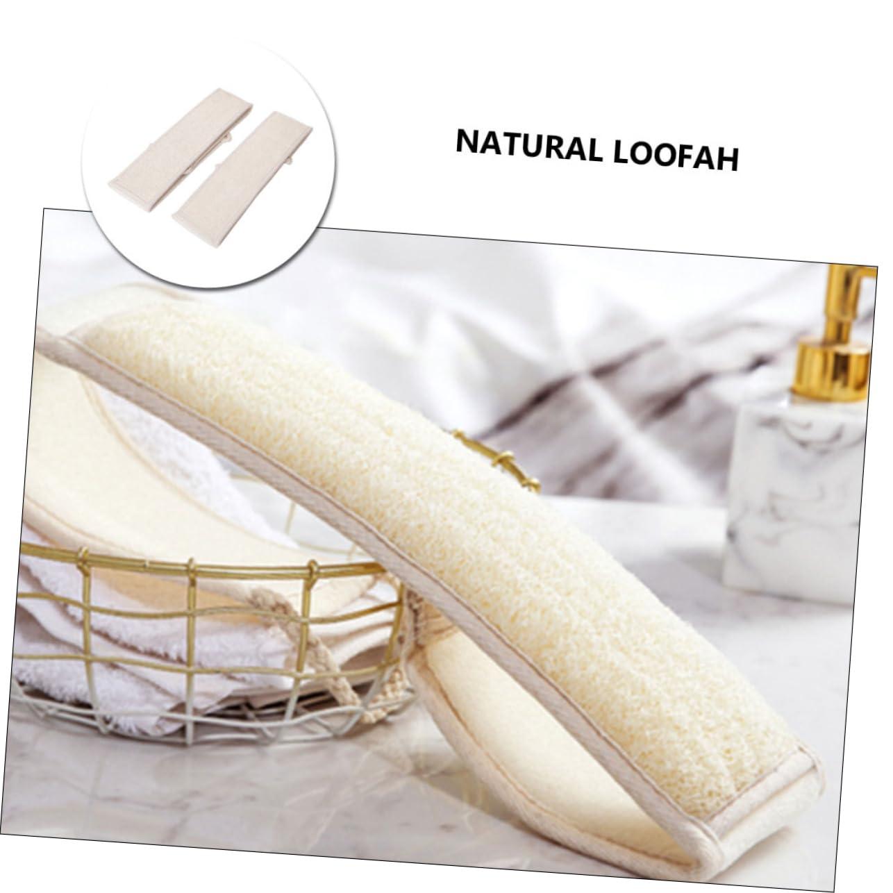 Beatifufu Beatifufu 2pcs Organic Sponge Sponge for Bath Body Scrubbers Natural Sponge Bath Back Scrubbers