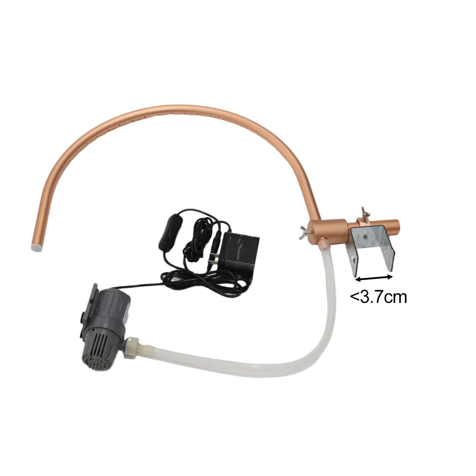 Kokiya Kokiya Salon Water Circulation Rack Shampoo Bed Accessories Waterfall Water Outlet Pipe Shampoo Bowl Bed Parts for Circular Basin