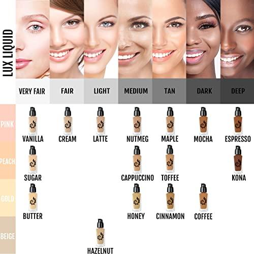 BaeBlu BaeBlu Organic Aloe-Based LUX Liquid Foundation, Natural Vegan Gluten-Free Made in USA, Sugar