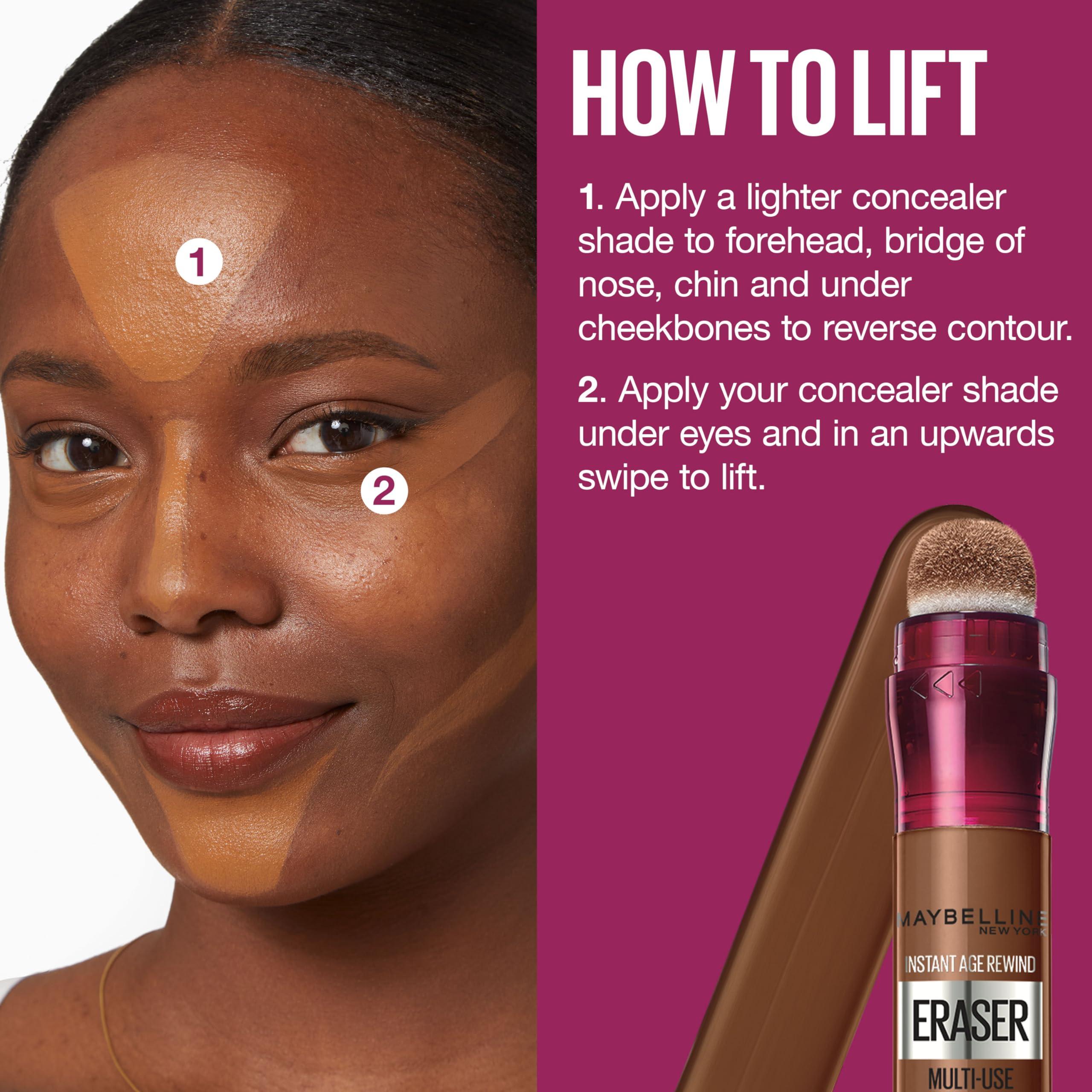 MAYBELLINE Maybelline Instant Age Rewind Eraser Dark Circles Treatment Multi-Use Concealer, 148, 1 Count (Packaging May Vary)