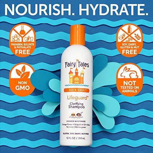 Fairy Tales Fairy Tales Swim Shampoo, Conditioner, and Spray - Travel Pack - 3 pack (3.3 oz) | Made with Natural Ingredients in the USA | No Parabens, Sulfates, or Synthetic dyes