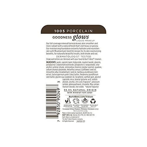 Burt's Bees Burt's Bees Goodness Glows Liquid Makeup, Porcelain - 1.0 Ounce