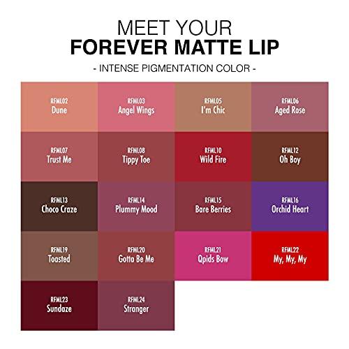 Ruby Kisses Ruby Kisses Forever Matte Liquid Lipstick - RFML13 (Choco Craze)