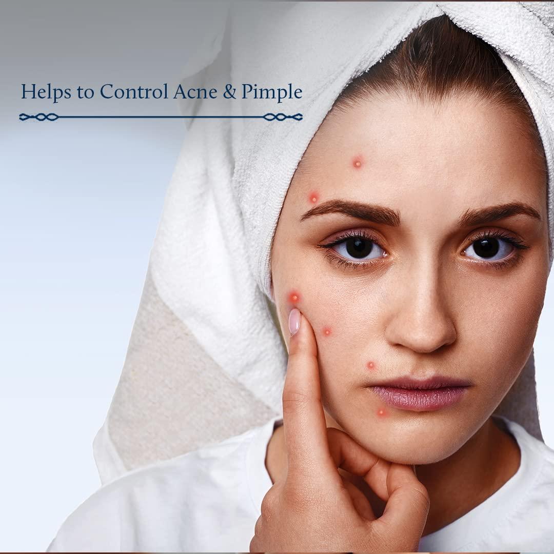 Blue Nectar Blue Nectar Anti Aging Saffron Face Moisturiser for Women (1.7 Fl Oz) Paried with Vitamin C Neem Face Cleanser for youthful, radiant skin(3.38Fl Oz)