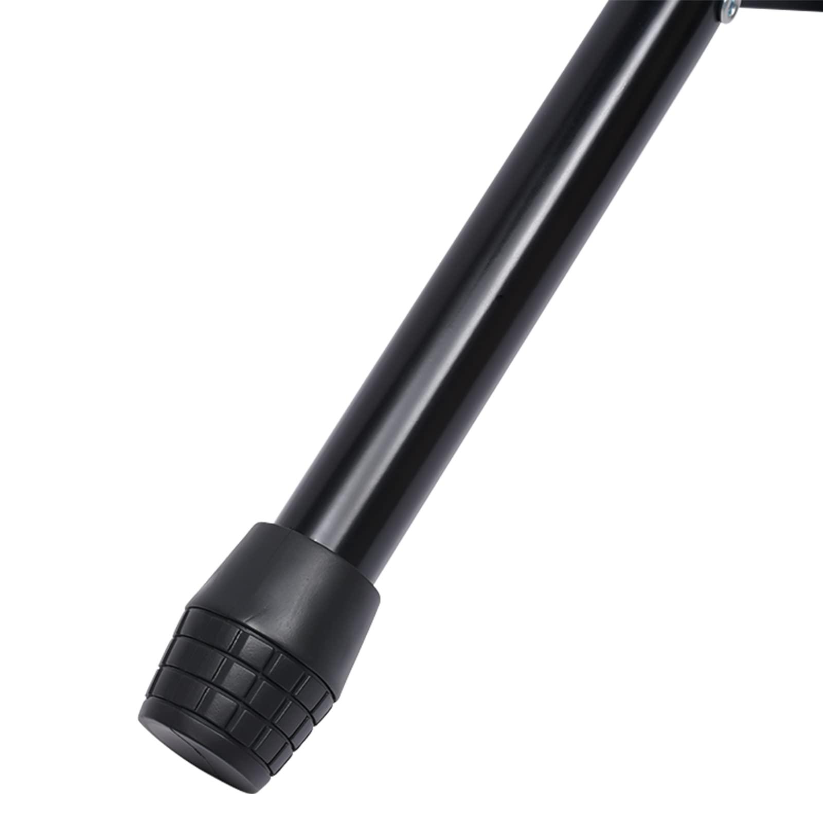 LiFuJunDong Adjustable Tattoo Work Station Arm Rest Stand Iron Tattoo Display Stand Workstation Fixed Desktop With Removable Back Tray For Salon, Studio, Shop, Beauty Salon, 61-107cm Black