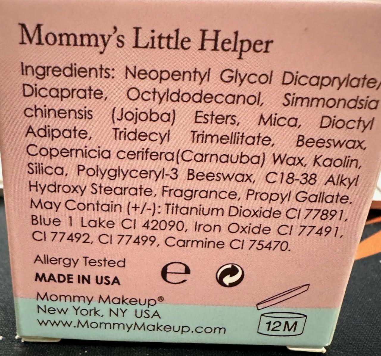Mommy Makeup Mommy's Little Helper Concealer in Bright Eyed (Light) - Under Eye Concealer, Face Coverup, Eyeshadow Base | Stays On All Day, Covers Dark Circles, Blemish & Bruises by Mommy Makeup