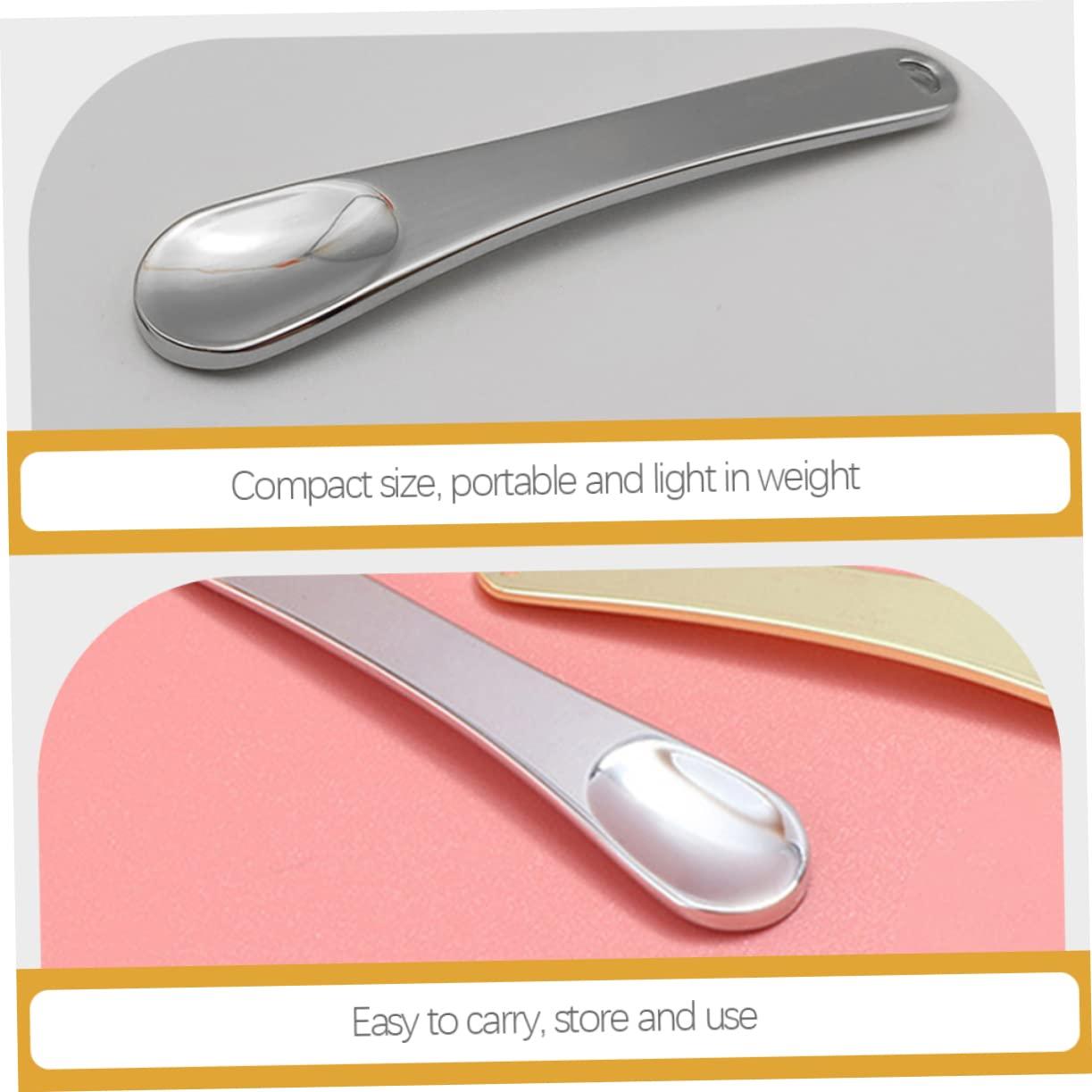 KOMBIUDA KOMBIUDA 5pcs Mini Cosmetic Spatulas Eye Cream for Skincare Skin Spatula Tools for Creams and Masks Makeup Spatula Set Precision Application Spoons