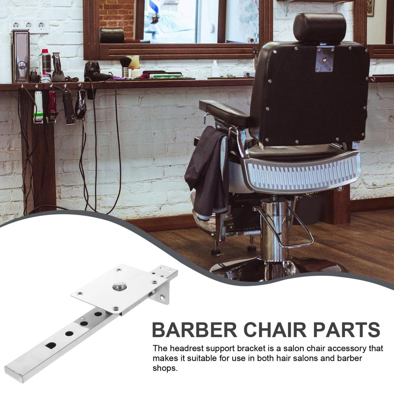 Beavorty Beavorty Barber Chair Parts Replacement Salon Chair Headrest Bracket Replacement Lift Barber Chair Attachment Beauty Chair Accessories Hairdressing Chair Part Hair Salon Equipment