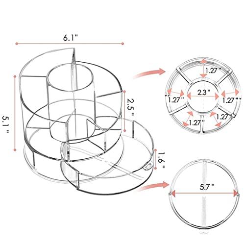 GaRcan GaRcan Clear Makeup Organizer, Cosmetic Storage Unit with Drawers, Transparent Makeup Storage/Jewelry Display Box
