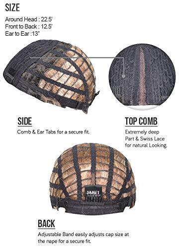 Janet Collection Janet Collection Extended Part Deep Swiss Lace Front Wig - ZOE (P.613)