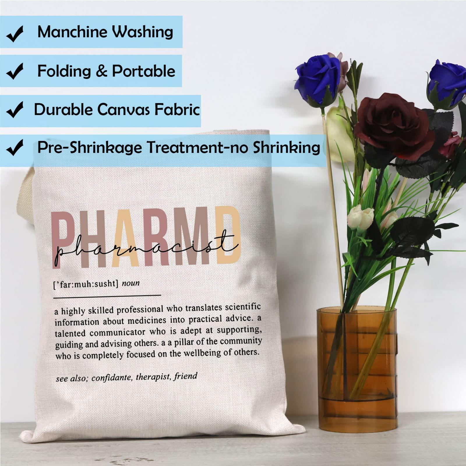 GJTIM GJTIM Rx Pharmacist Graduation Appreciation Gift Pharmacy Tech Gift Pharmacist Definition Tote Bag for Doctor Of Pharmacy (Pharmacist Tote)