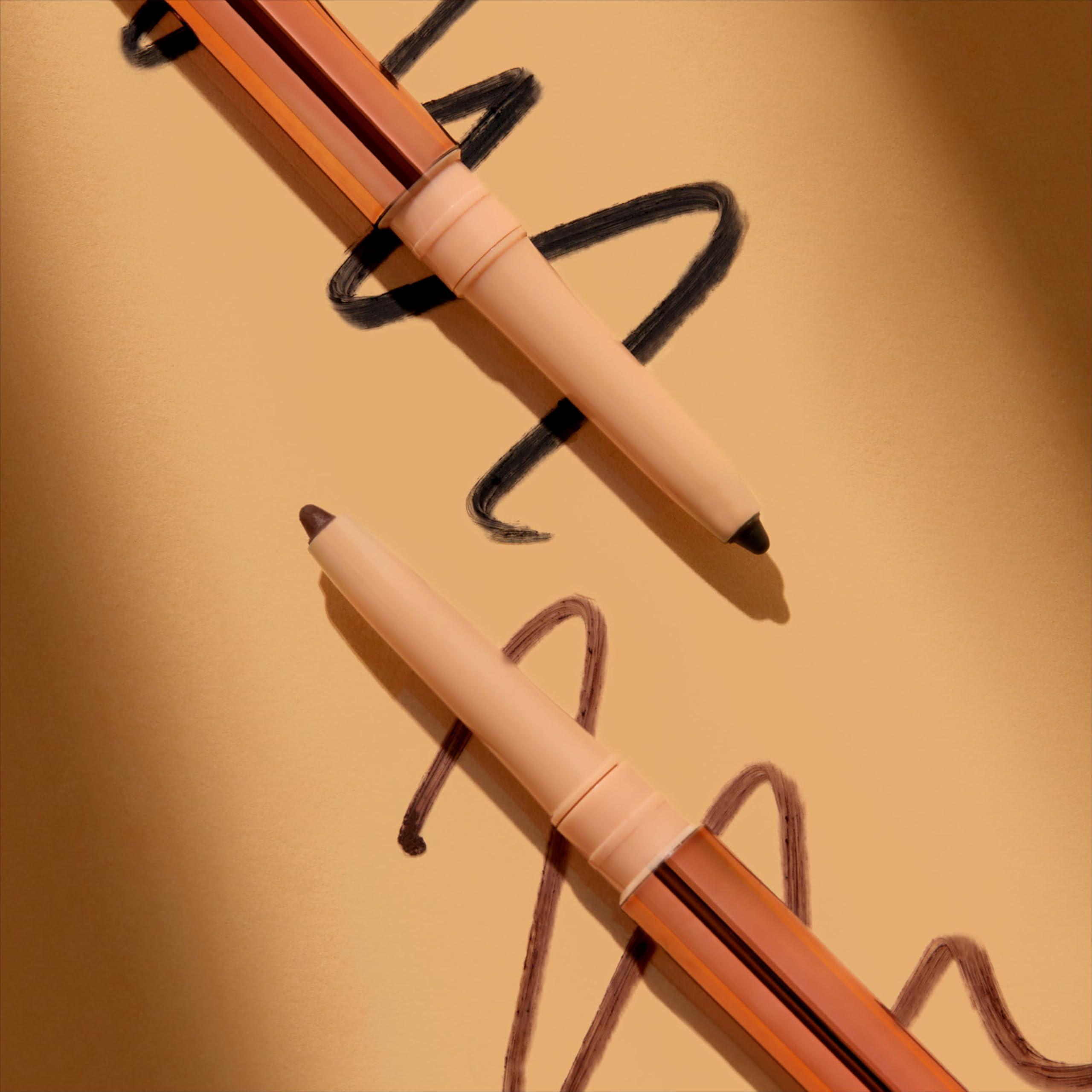 Live Tinted Live Tinted Hueliner Longwearing Pencil Eyeliner - Waterproof, Transfer-Proof, Long-Lasting Formula that Easily Glides On, High-Pigmented Pencil Eyeliner, 0.35g - Brown