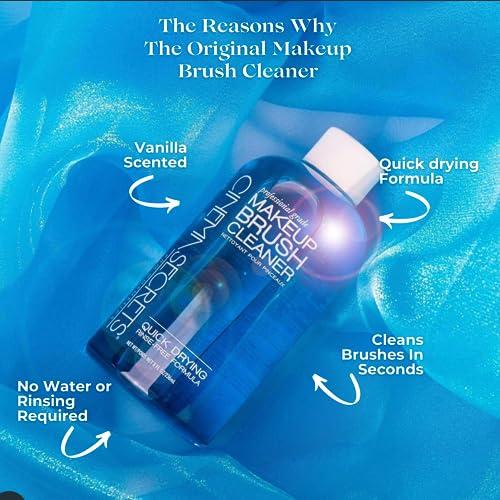 CINEMA SECRETS Cinema Secrets Professional Makeup Brush Cleaner Kit, 8 fl oz, Vanilla