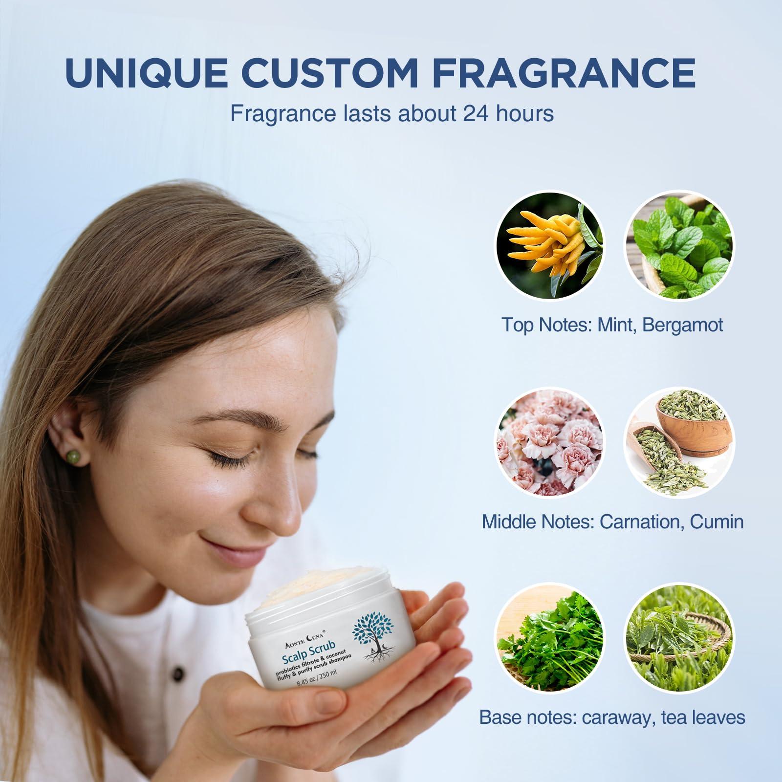 Bablabear Bablabear Scalp Exfoliator Scrub,Itchy Scalp Treatment for Dandruff,Hair Scrub, No Sulfate Hair Scrub To Soothe a Dry, Flaky,Scalp,Removes Buildup,Clarifying Shampoo With Scrubber