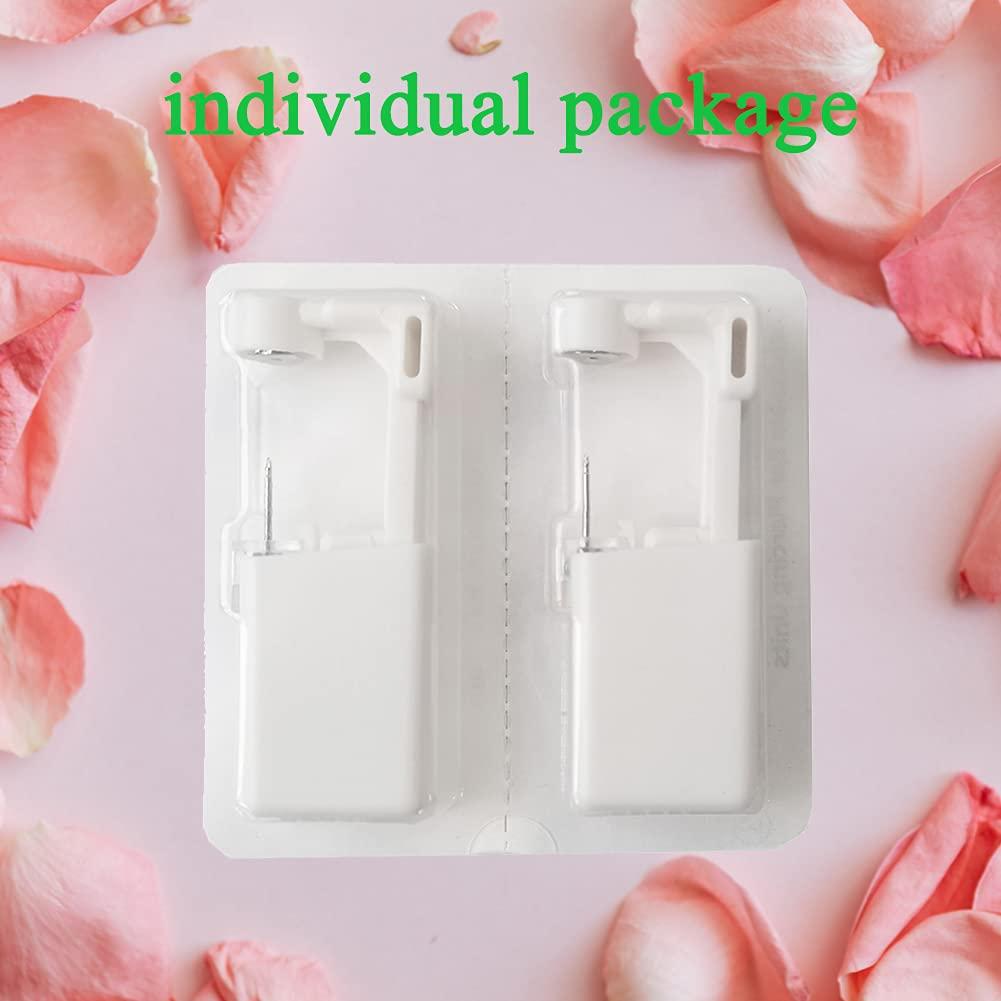 Shyarr Ear Piercing Gun 2 Pack Disposable Ear Piercing Gun Kit Safety Ear Piercing Kit Tool with 4MM Earring Studs Hypoallergenic Ear Piercing Kit