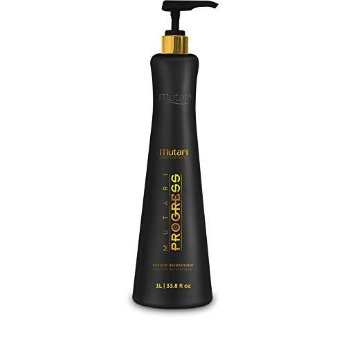 Mutari Progress Mutari Progress Reductor Reconstructor 1L | Brazilian Keratin Treatment | Progressive Brush Hair Straightening | Smoothing System | Volume Reducer | 100% Straight | Frizzy Free