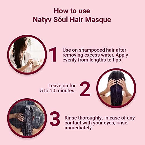 Glamzy Glamzy Hair Masque - Up To 10X Better Conditioning | Damage Repair for Chemically Treated Hair | Infused with Buriti Oil from Brazil |Hair Mask (200 g)