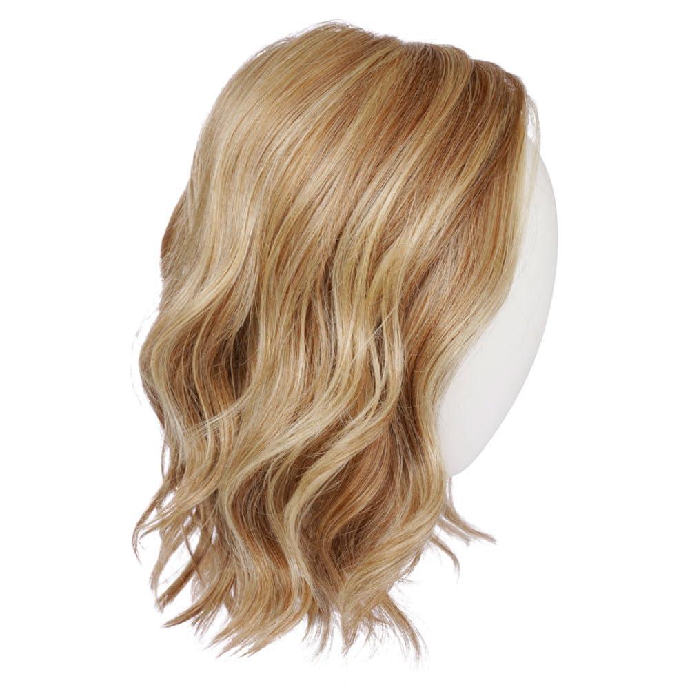 Hair u wear Raquel Welch Simmer Elite Layered Shoulder Length Wig With Lightweight Hand-Tied Base, Average Cap - RL19/23 Biscuit