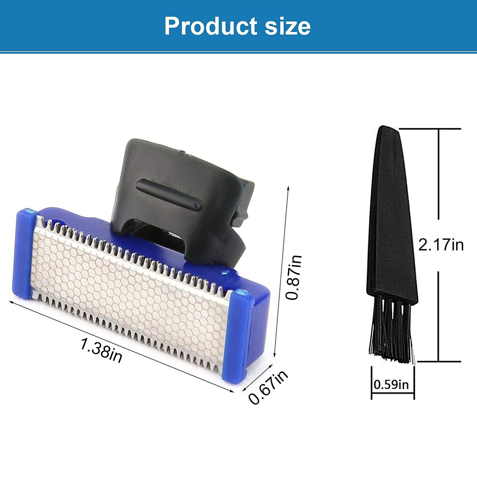 LinMei LinMei Razor Replacement Head Compatible for Gen 1 Micro Touches Solo Trimmer Replacement Cutter Head Solo Hybrid Shaver Replacement Blades Include 2 Cleaning Brush