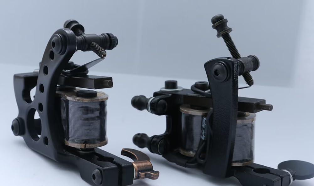 TTOOGO Coils Tattoo Machine for Inner Tattoo Liner Shader Beginner Practice Tattoo Machine Five Hole Coil Machine Tattoo Machine,Shader