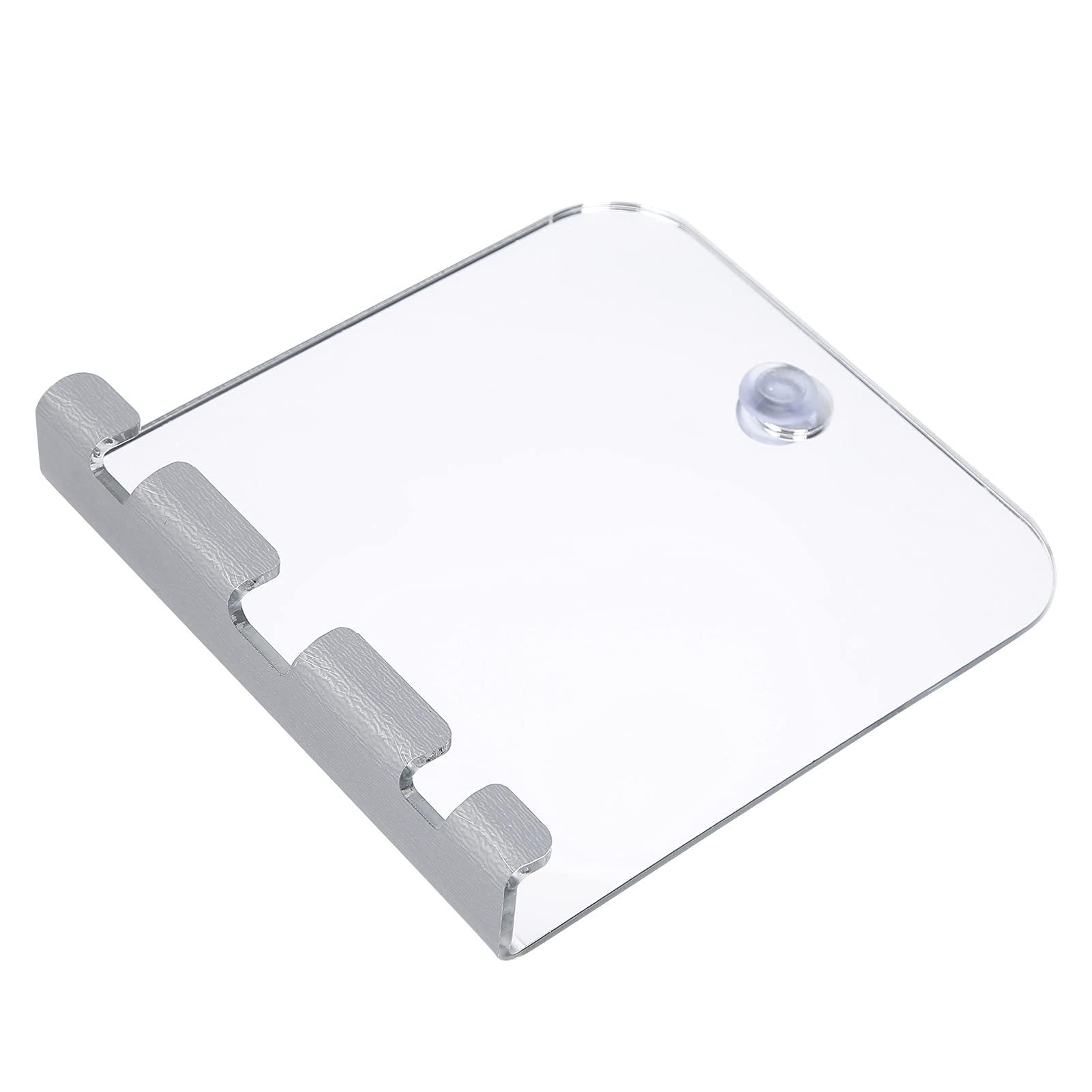 Saluaqui Saluaqui Fogless Shaving Mirror with Hook, Shower Mirror Anti Fog for Closer Shave, Made of ABS Material Shower Mirror Fogless Suction, suitable for family