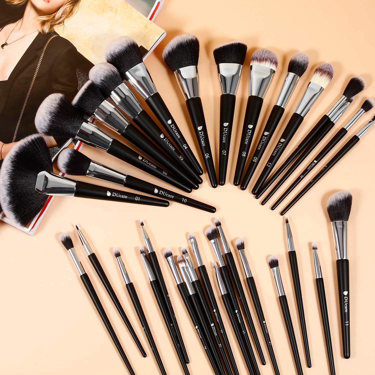 DUcare DUcare Professional Makeup Brush Set 32Pcs + Makeup Brush Organizer