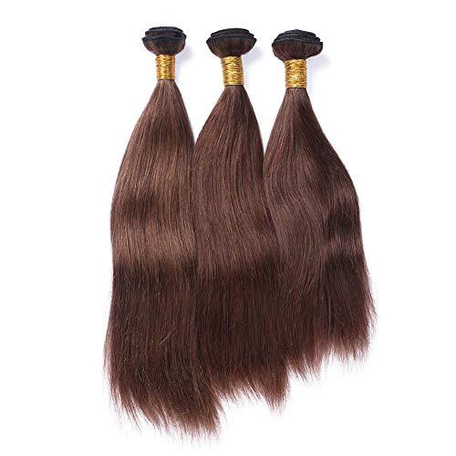 Tony beauty hair Tony Beauty Hair Virgin Brazilian Dark Brown Human Hair Weave Extensions Silky Straight #4 Chocolate Brown Virgin Remy Hair Bundles Deals Cheap Brazilian Human Hair Wefts 3/4Pcs Lot (30 30 30 30)