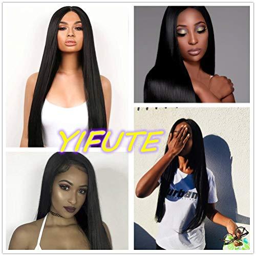 Yifute Brazilian Straight Hair 22 22 22 Inch 3 Bundles 100% Unprocessed Soft Human Hair Natural Color Hair Weave Human Hair Bundles (Natural bundle, 22 22 22)