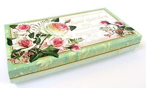 Saponificio Artigianale Fiorentino Saponificio Artigianale Fiorentino Tuscan Rose Soap Set from Italy