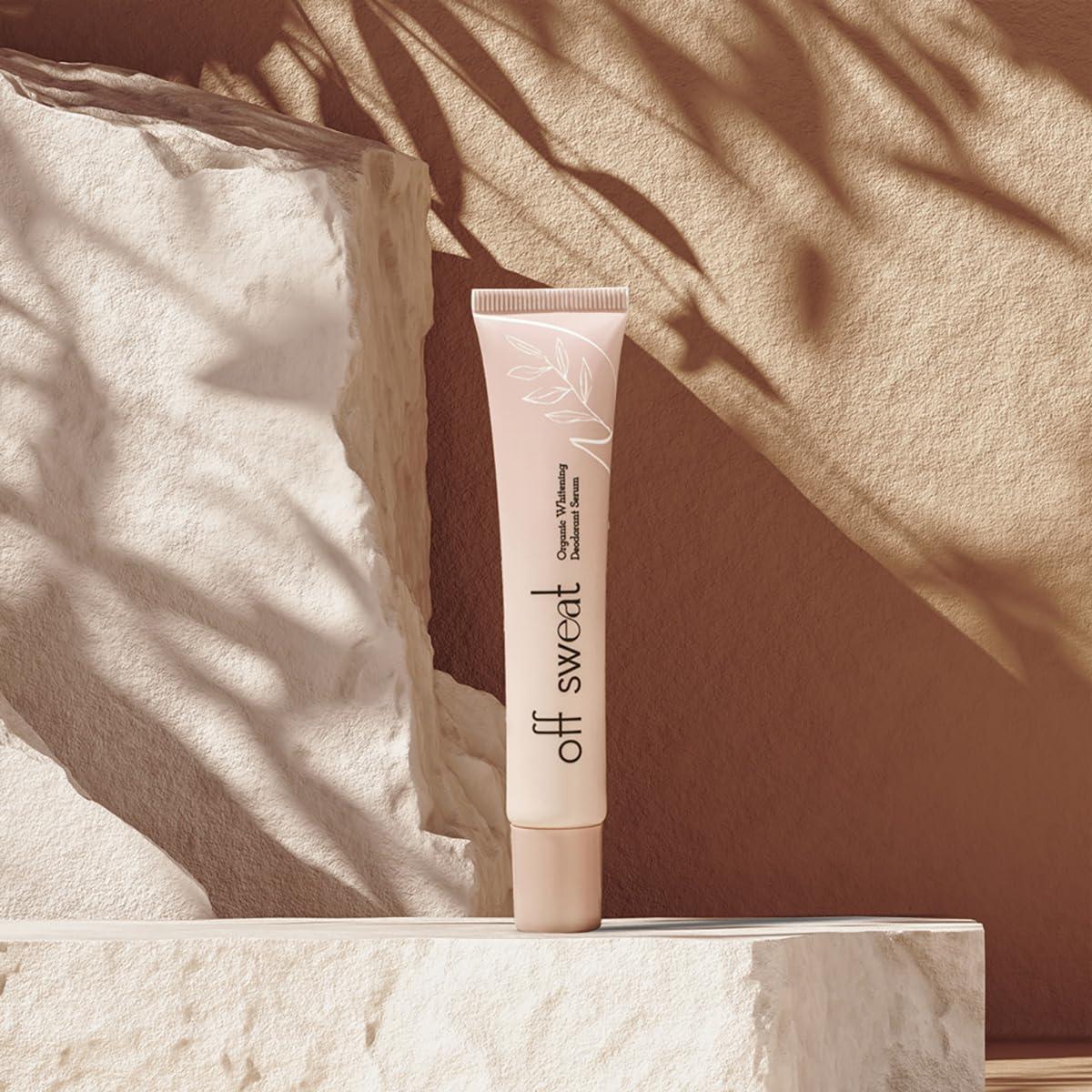 OffSweatOrganic Off Sweat Organic Wh Serum 30ml Underarm Moisture Nourish Smooth Skincare (of 4) By Beautygoodshop [Get Free For You Beauty Gifts]