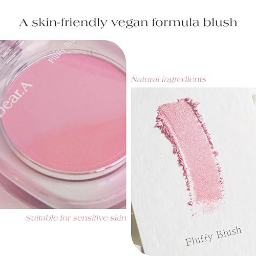 Dr.Althea Dr.Althea Dear.A Fluffy Blush -An airy, long-lasting pressed powder blush, Effortlessly blends and layers, creates a natural, soft, healthy flush, Vegan formula (03 Tutu)