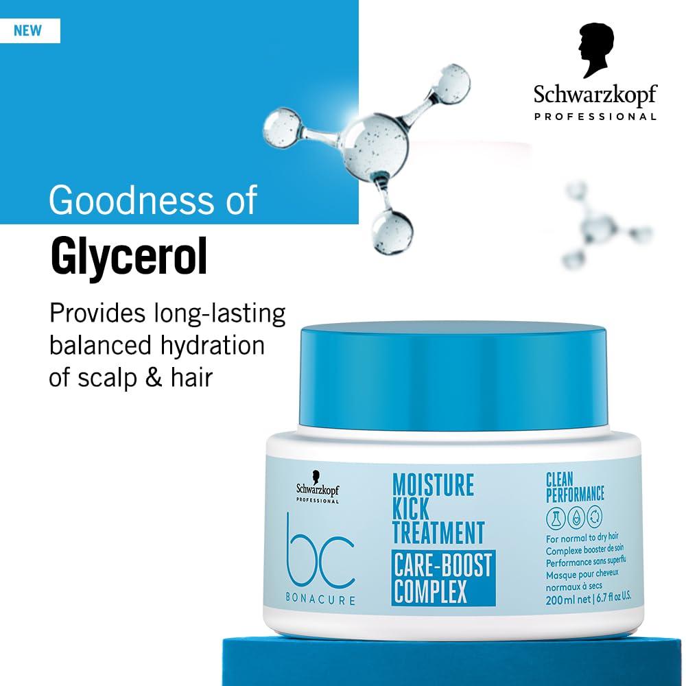 Schwarzkopf BC BONACURE Hyaluronic Moisture Kick Treatment, 6.7-Ounce