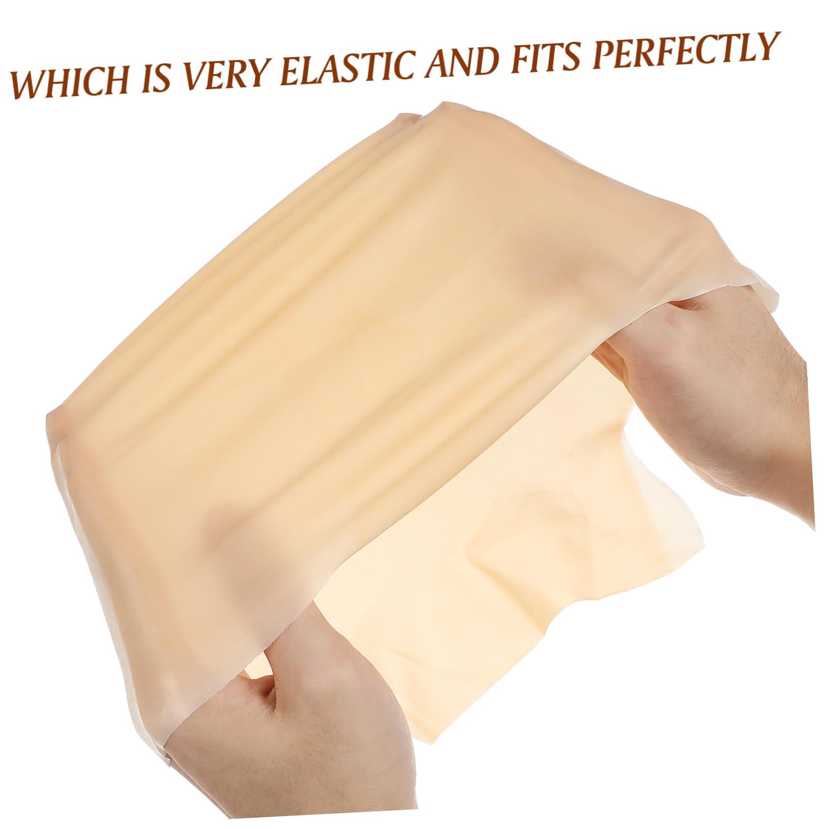 NOLITOY NOLITOY 3 Pcs Makeup Cap Halloween Bald Head Costume Bald Caps Makeup Wig Caps Cosplay Caps Wig Net Cap Costumes for Men Bald Wig Cap Scalp Headgear Man Emulsion