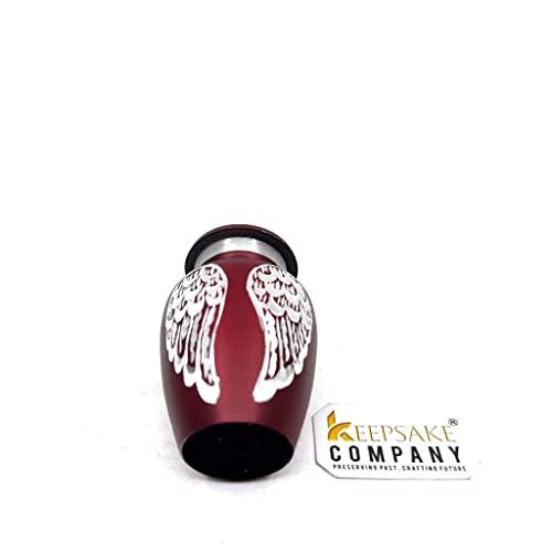 KEEPSAKE COMPANY Red Small Urn for Ashes, Mini Urns for Human Ashes, Cremation Keepsakes for Ashes, Small Keepsake Urns for Human Ashes, Decorative Ash Urn, Ash Holders for Human Ashes (Set of six/6) from Keepsake Co