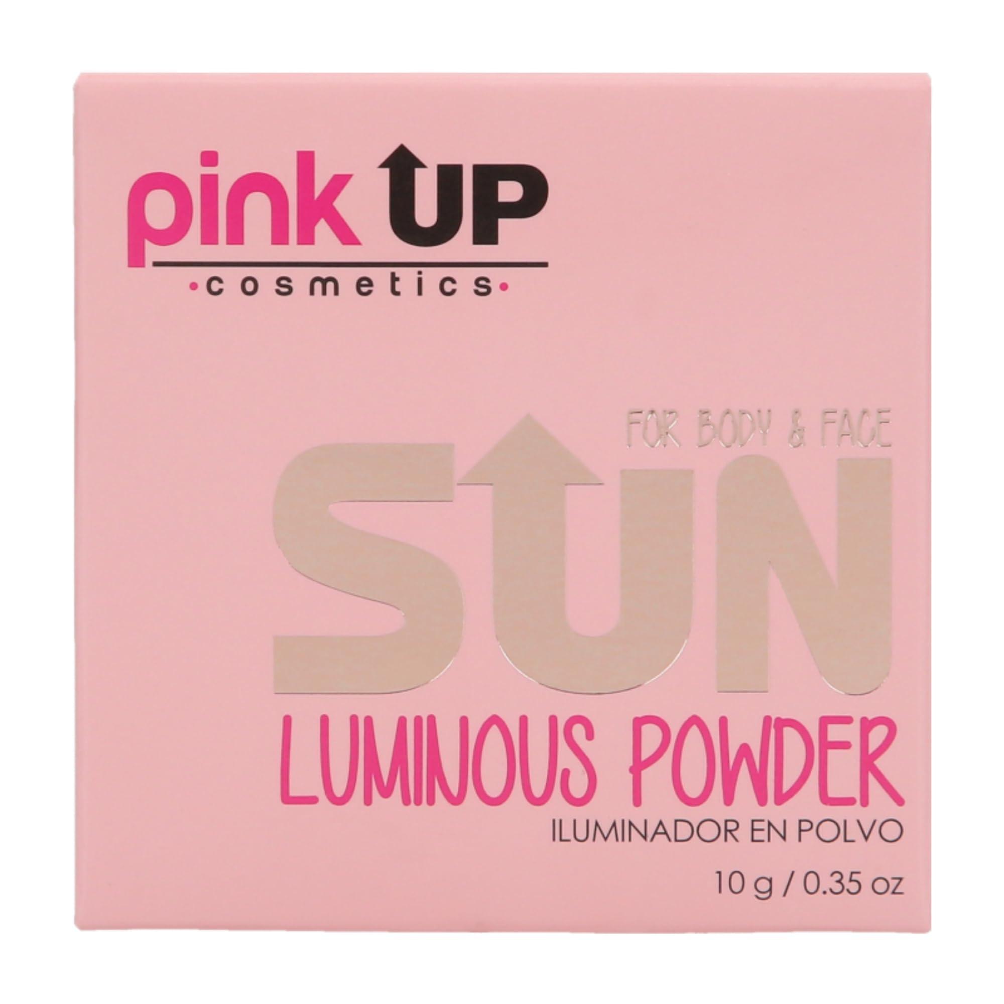 Pink Up PINK UP Luminous Powder| Highlighter Make Up| HighLight | Powder Illuminator| Provides luminosity to the face| High pigmentation| Luminous finish| Model PKIP01