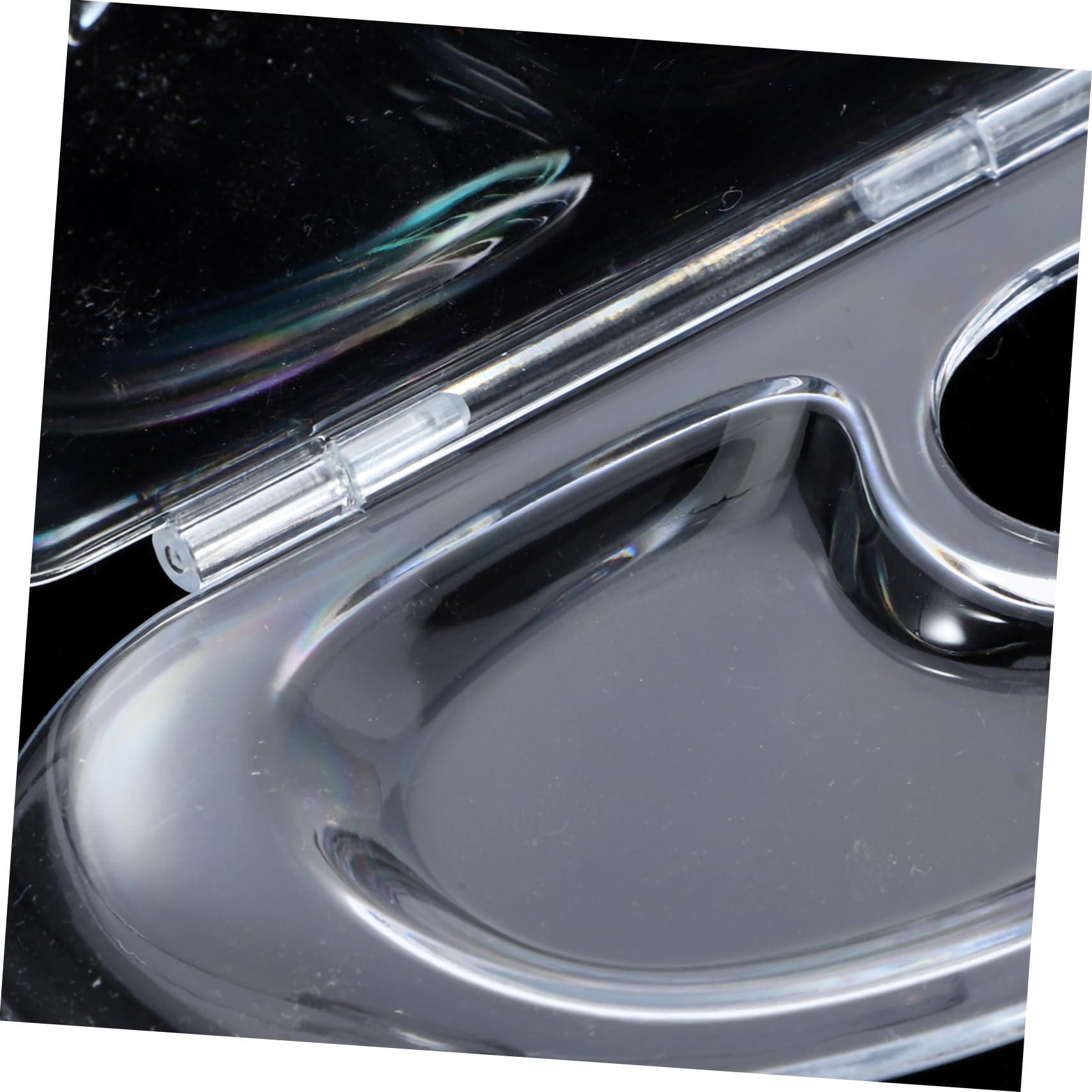 Healeved Healeved 1 Set Palette Foundation Blending Tray Makeup Plate Makeup Mixing Tray for Foundation Blending Plate Foundation Palette Foundation Plate Makeup Mixing Palette Makeup Tool, 12.00X6.00X1.00CM