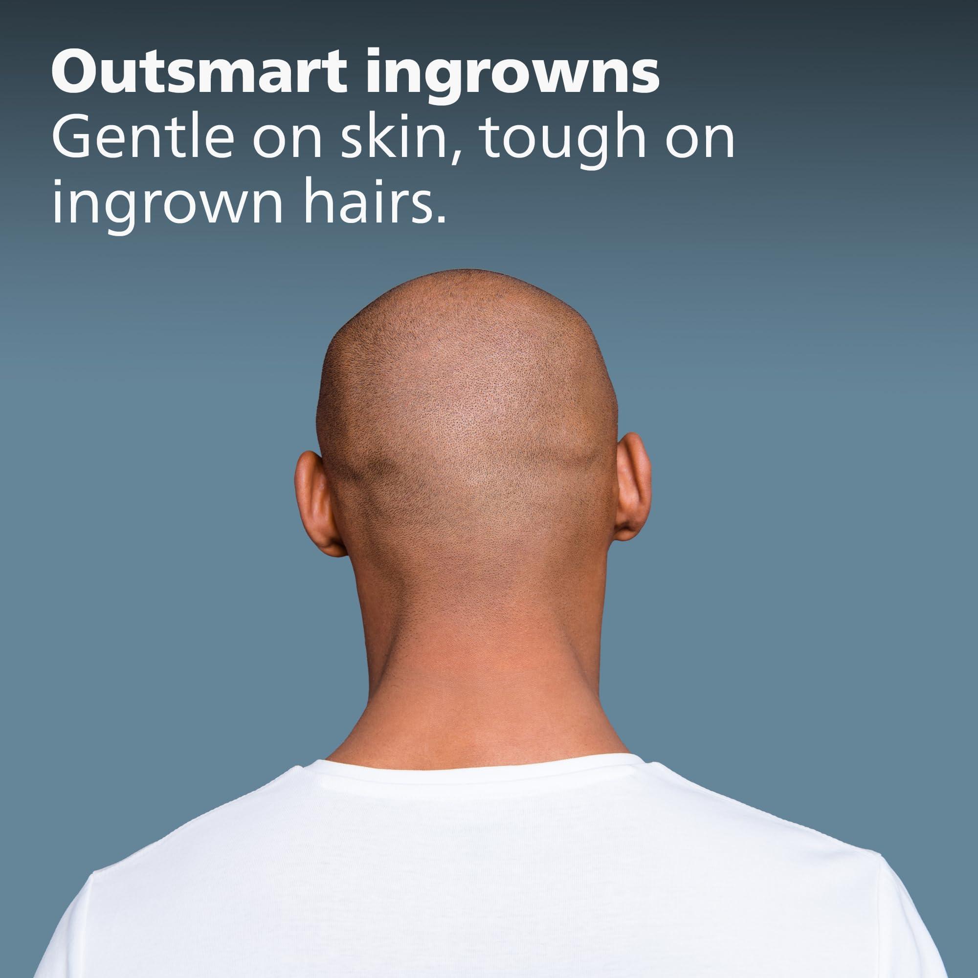 Philips Norelco Philips Norelco CareTouch Head Shaver, Rechargeable Wet & Dry Electric Shaver with Pop-Up Trimmer for Bald Men with Sensitive Skin and Scalp, S3210/51