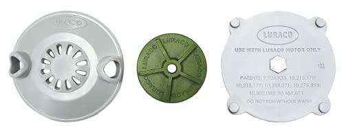 Luraco Luraco Magna Jet Head (wet-end), MADE IN USA Magnetic Jet Head for Pedicure Spa, Gray